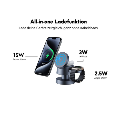 ADLR Mr. Station – 4-in-1 Magsafe Wireless  Ladestation